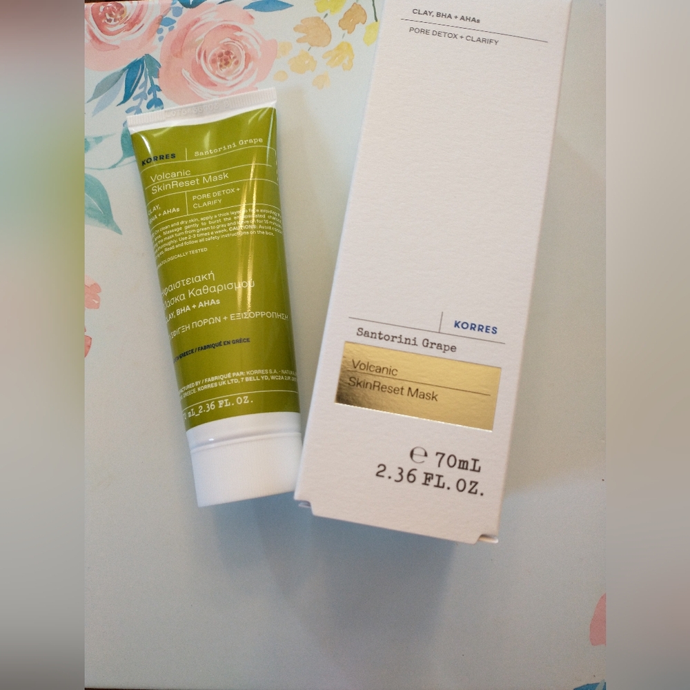 Korres Santorini Grape Volcanic SkinReset Mask